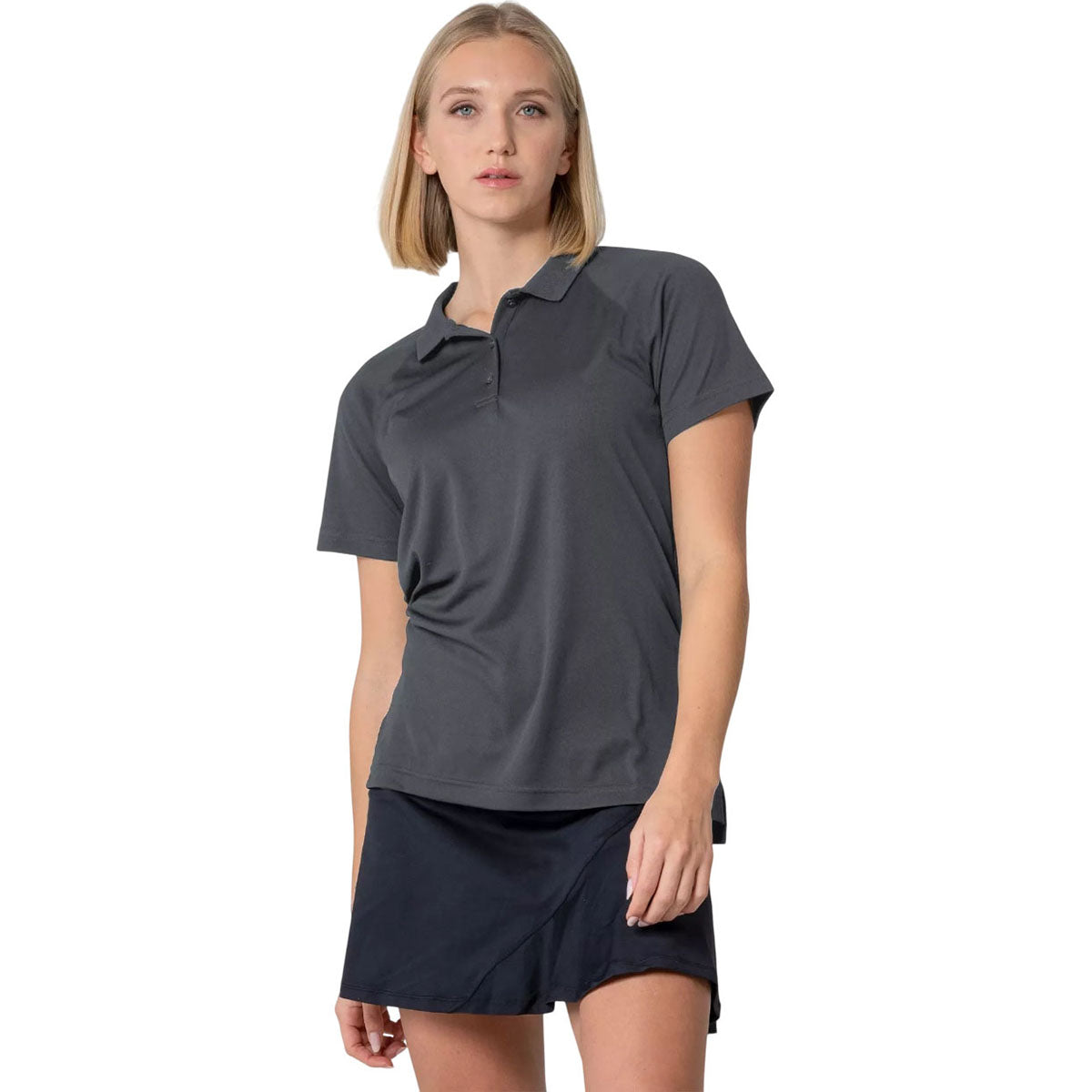 Levelwear Women's Charcoal Balance Polo