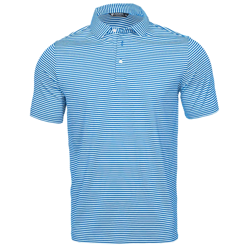 Levelwear Men's Azure/White Encore Polo