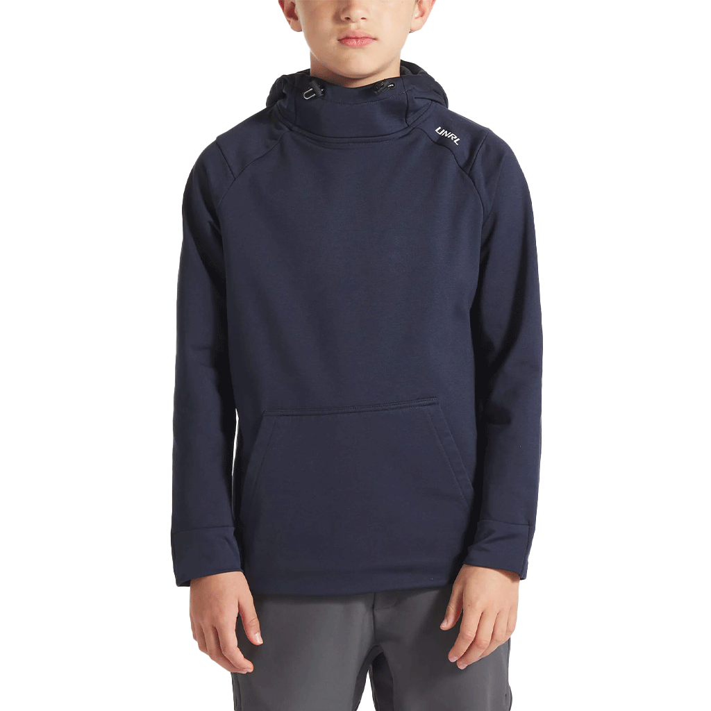 UNRL Youth Navy Crossover Hoodie II