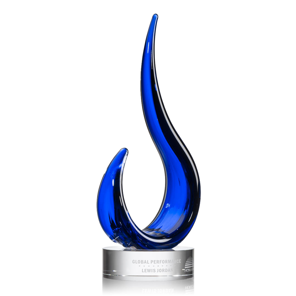 SRG Royal Blue Royal Blaze Award - 6" x 14.5"