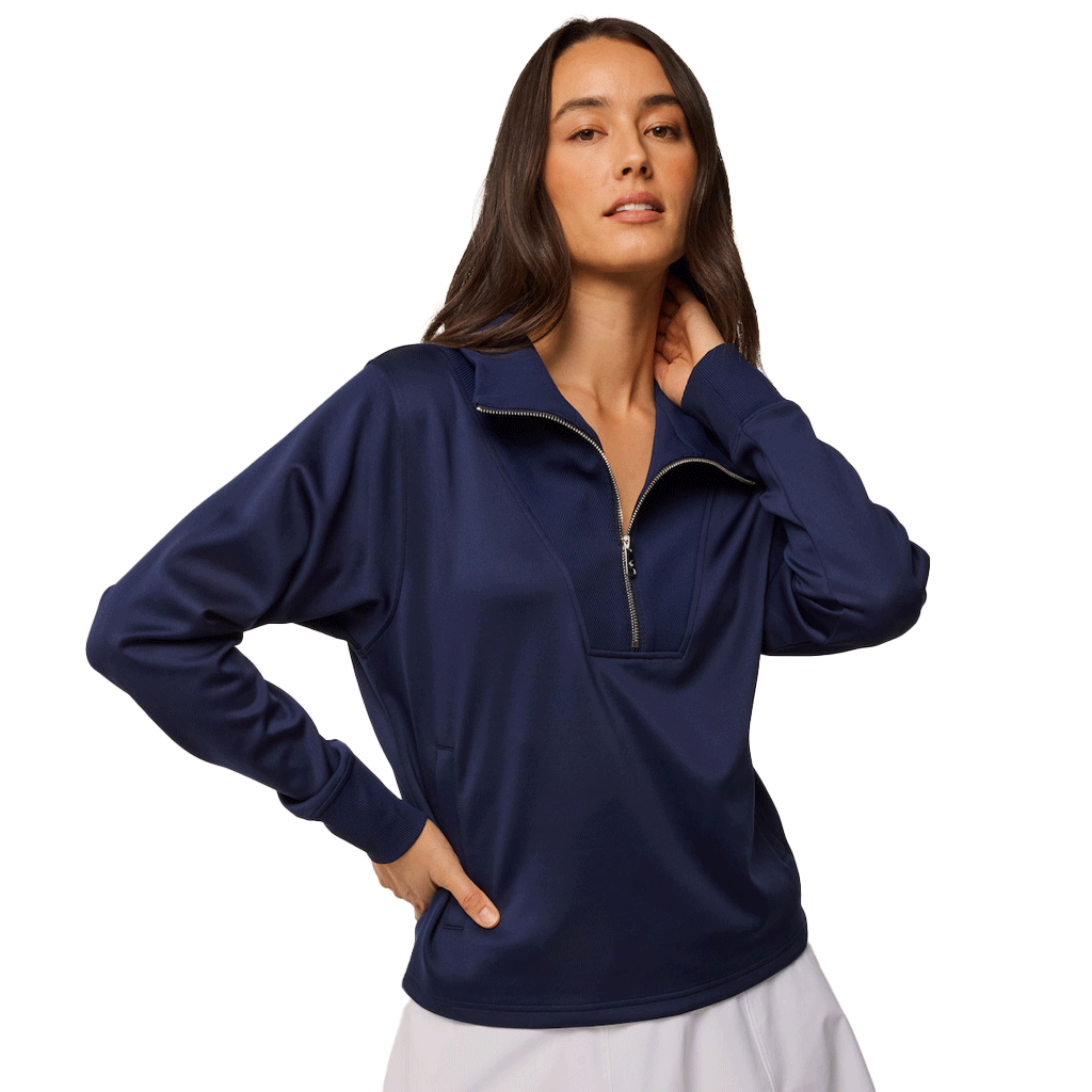 Greyson Women's Maltese Blue Wren 1/4 Zip