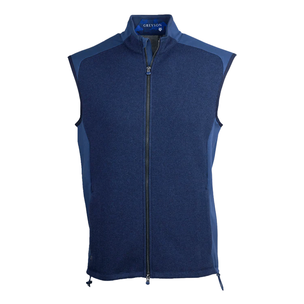 Greyson Men's Navy Heather Sequoia Luxe Vest