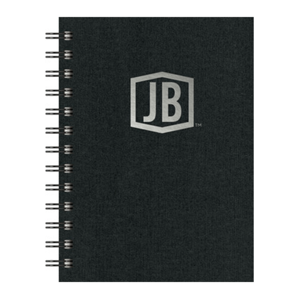 JournalBooks Black 5" x 7" Notepad