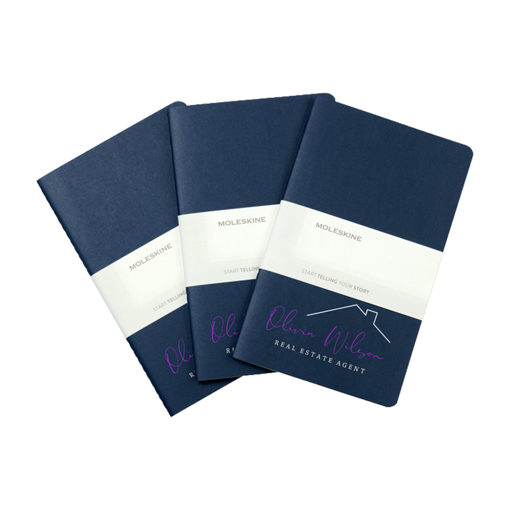 Moleskine Sapphire Large Cahier 3-Pack