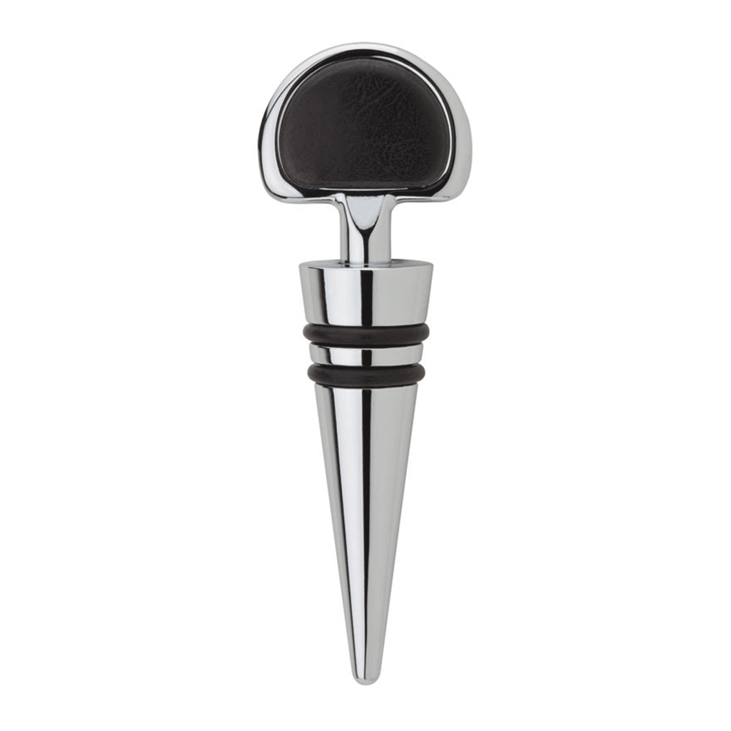 Logomark Black Basilia Bottle Stopper