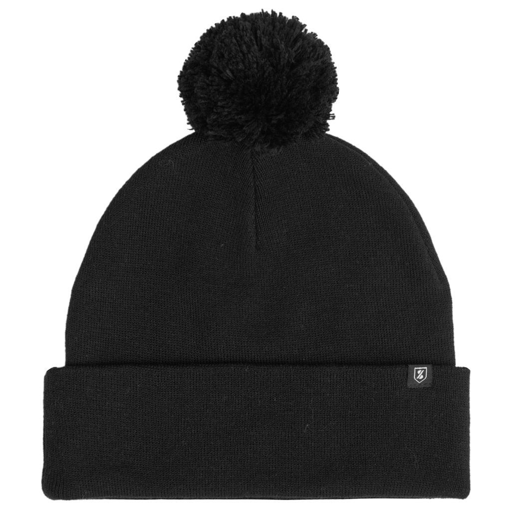 Zusa Black Cold Snap Cuffed Beanie