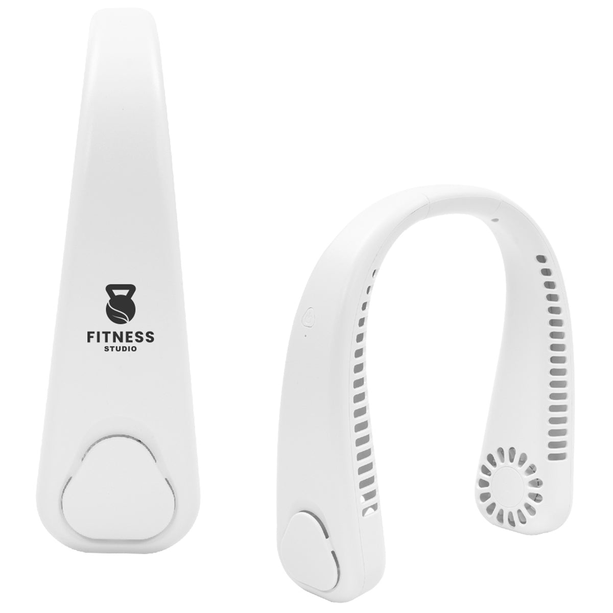 Hit White Hands-Free Rechargeable Neck Fan