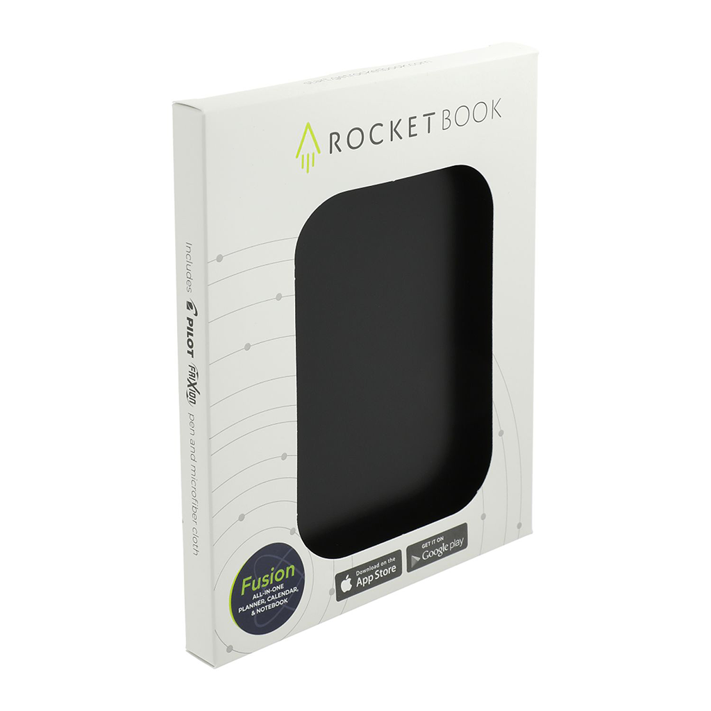 Rocketbook Black Fusion Executive Notebook Set