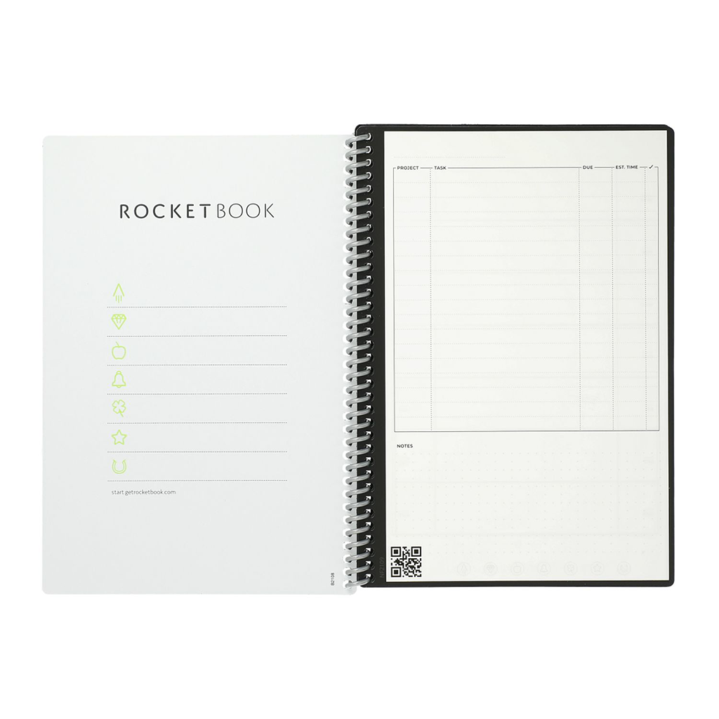 Rocketbook Black Fusion Executive Notebook Set