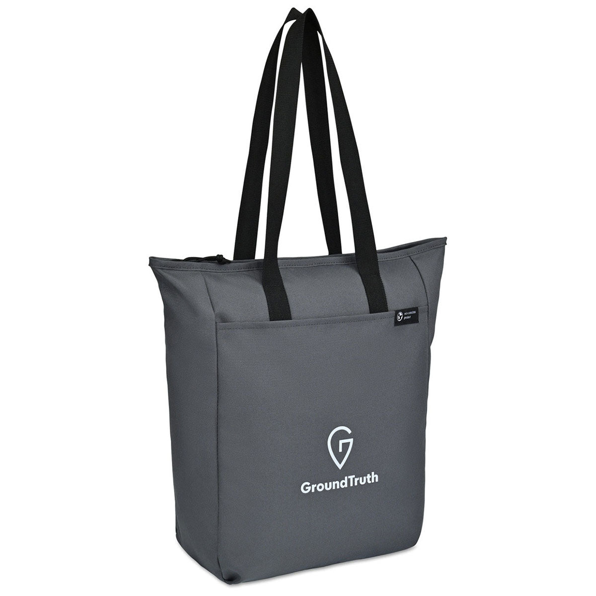 Gemline Durango Grey Renew rPET Zippered Tote