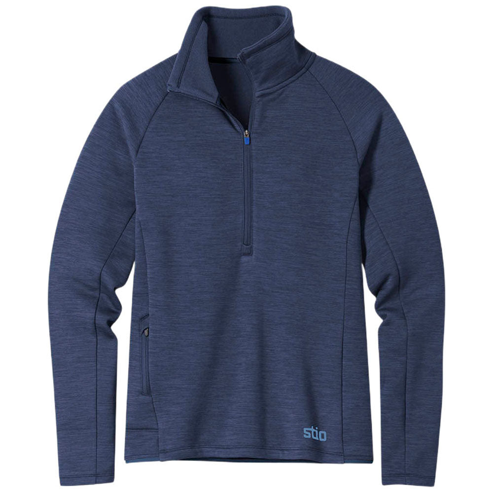 Stio Women's Mountain Shadow Heather Glide Power Stretch Half Zip