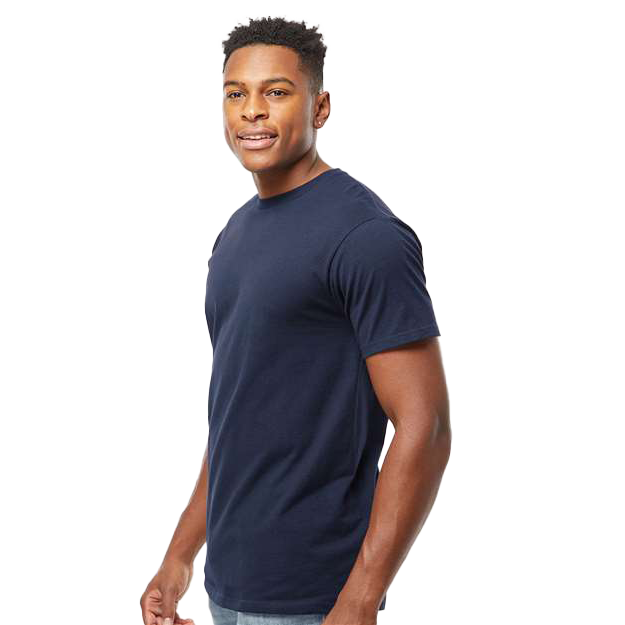 Tultex Unisex Navy Heavyweight Jersey T-Shirt