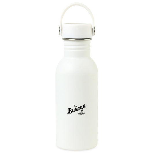 48-Hour Gemline White Arlo Classics Stainless Steel Hydration Bottle - 17 Oz.