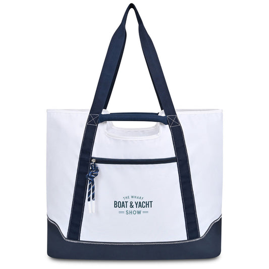 48-Hour Gemline White Harborside XL Tote