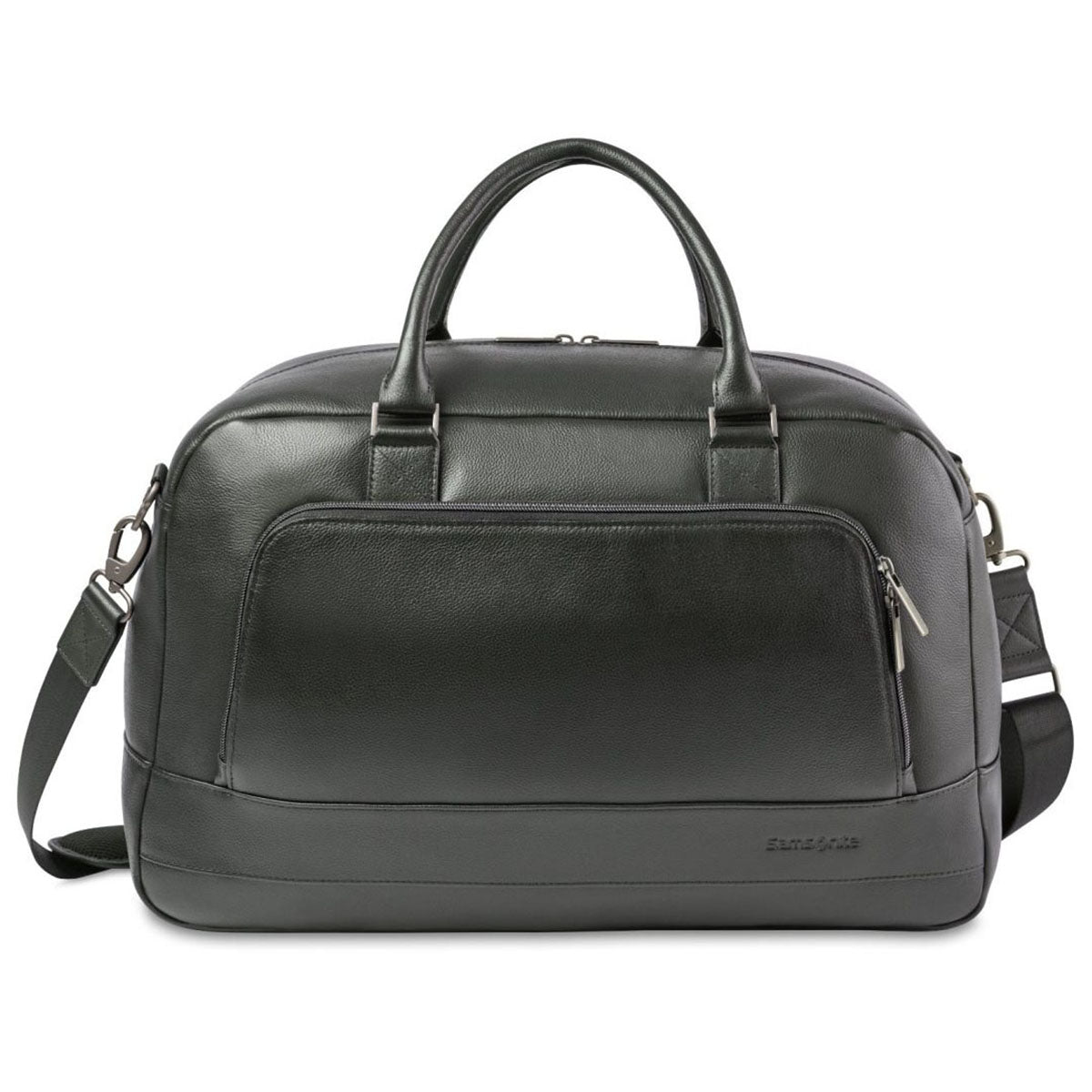 Samsonite Black Leather Weekender