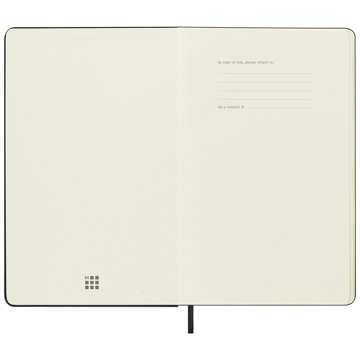Moleskine Black Hard Cover Large 12- Month Daily 2025 Planner
