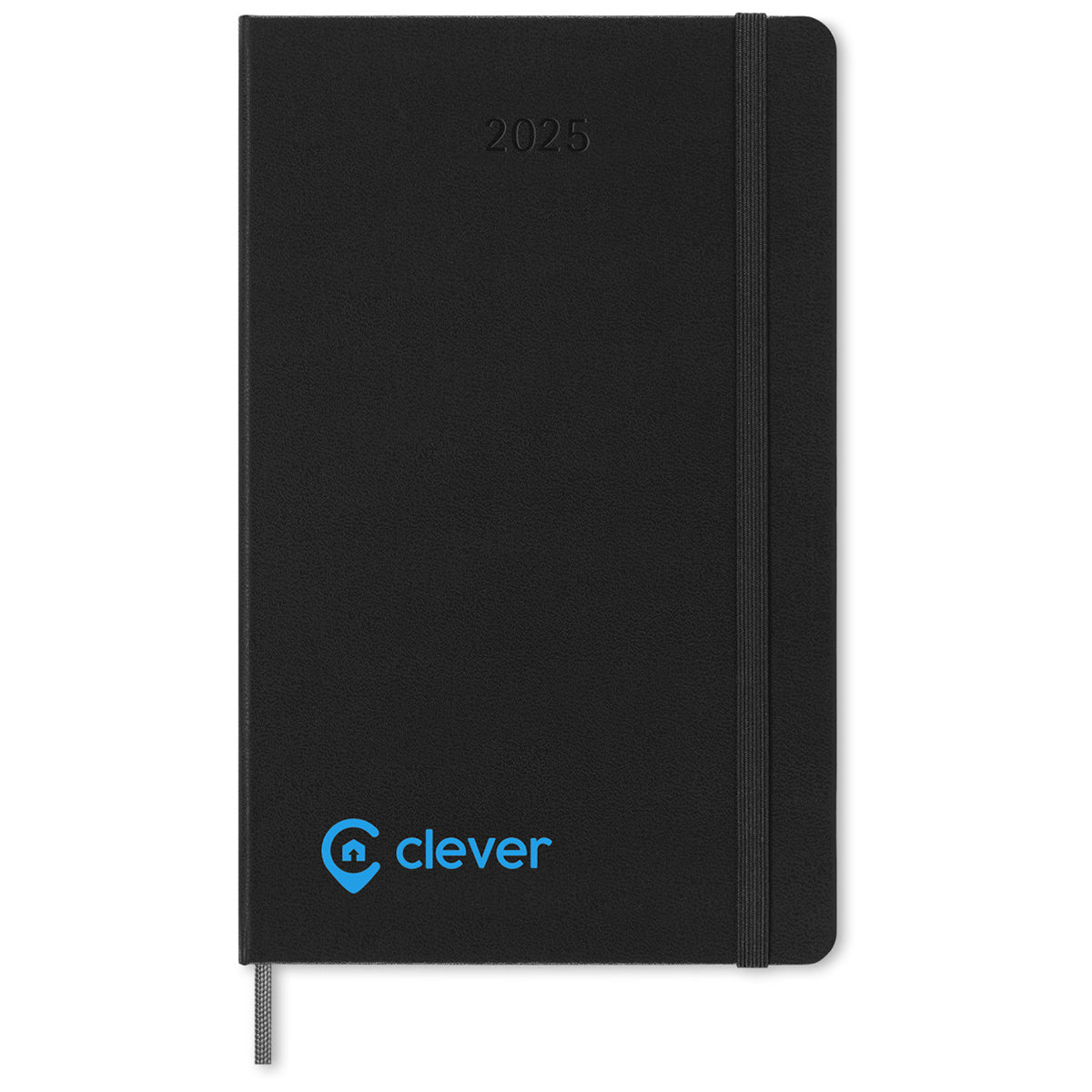 Moleskine Black Hard Cover Large 12-Month Weekly 2025 Planner