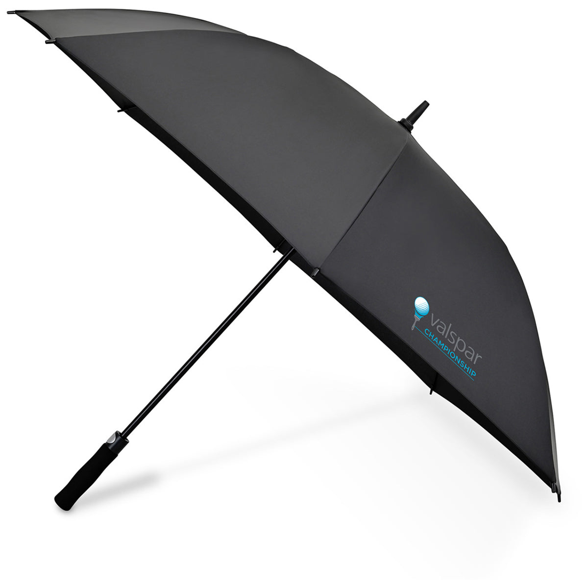 Elements Black 60" Recycled Auto Open Golf Umbrella