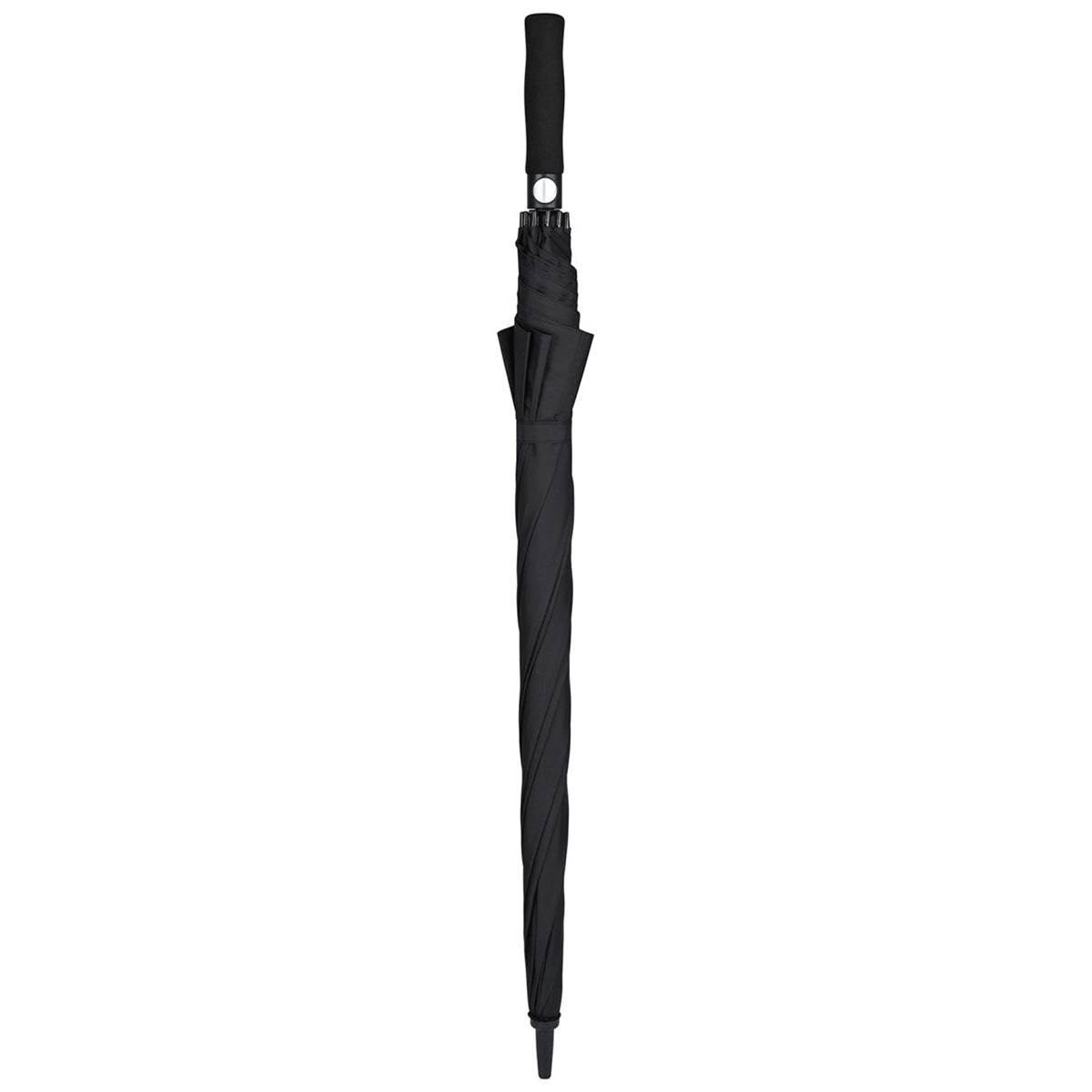 Elements Black 60" Recycled Auto Open Golf Umbrella