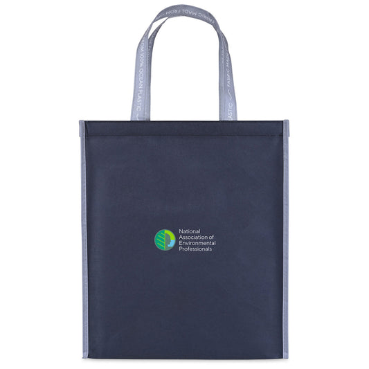 Out of the Ocean Black Reusable Large Shopper with Click N' Stay