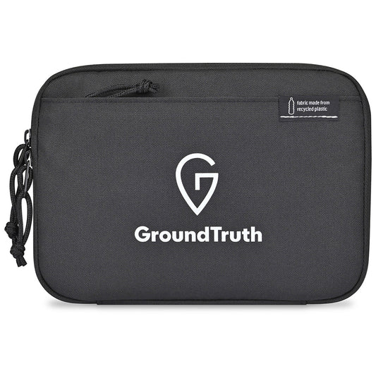 48-Hour Gemline Black Renew rPET Slim Tech Organizer