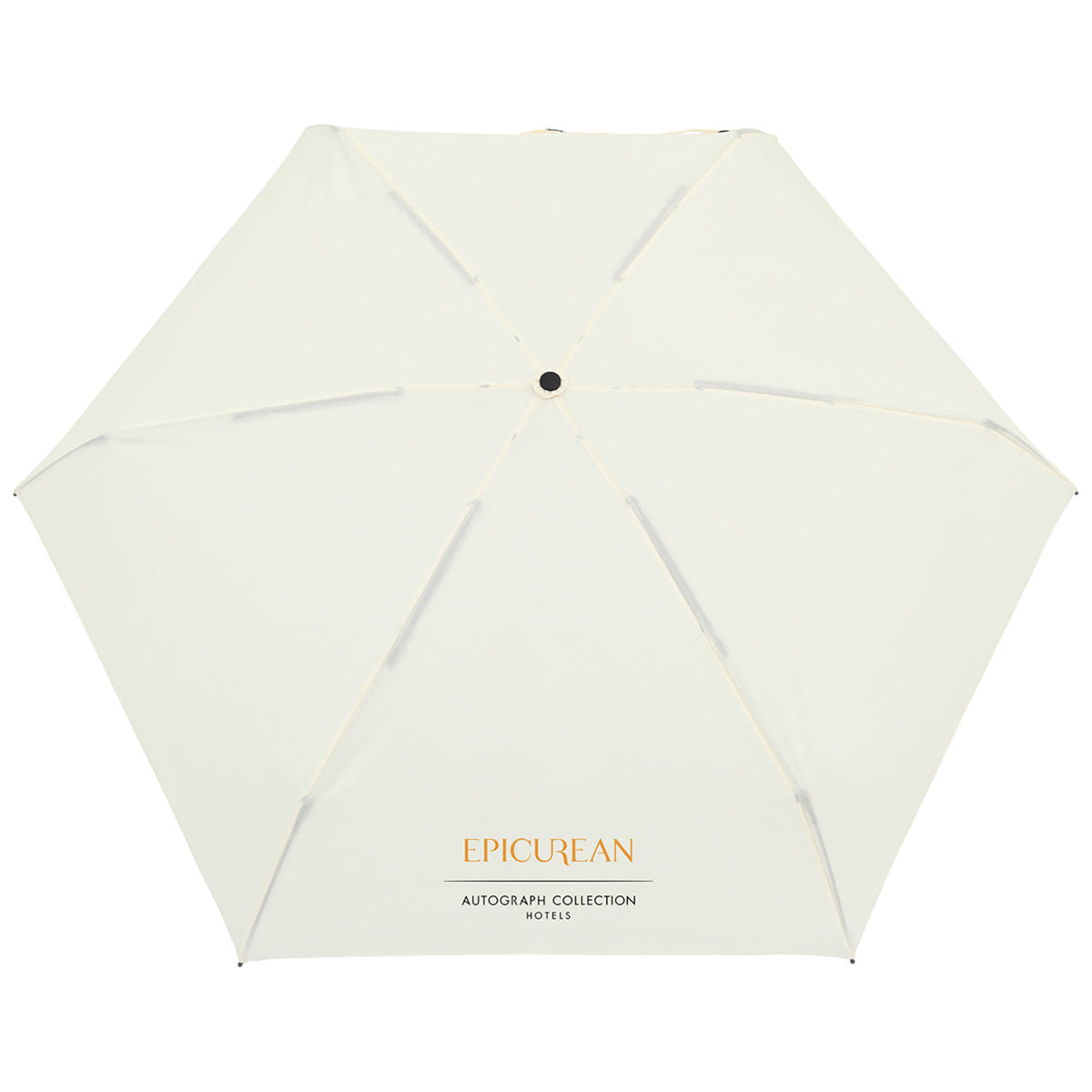 Elements Cream 39" Recycled Manual Mini Folding Umbrella