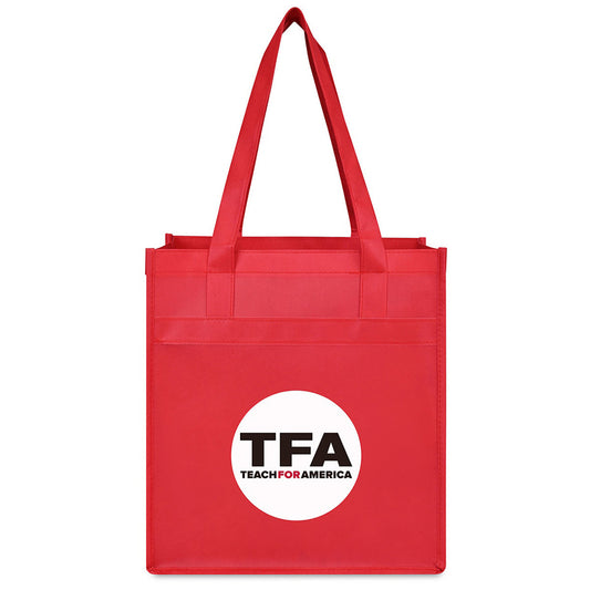 Gemline Red Arlo rPET Deluxe Shopper