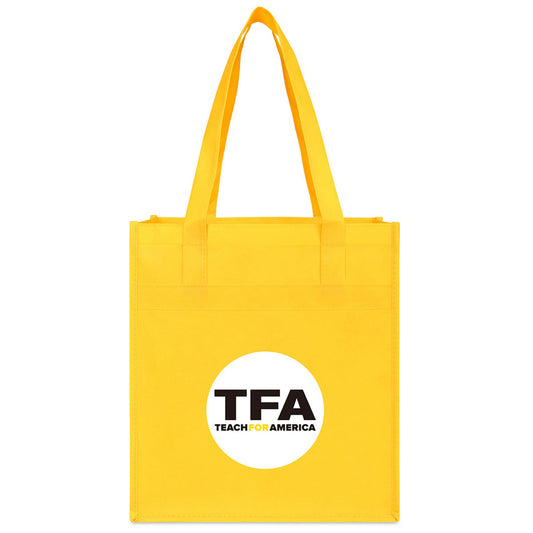 Gemline Yellow Arlo rPET Deluxe Shopper