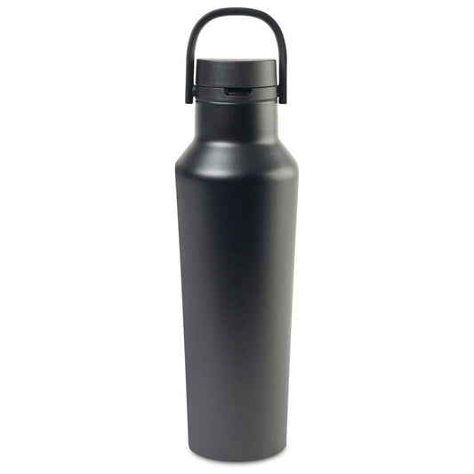 48-Hour CORKCICLE Matte Black Sport Canteen - 20 Oz.