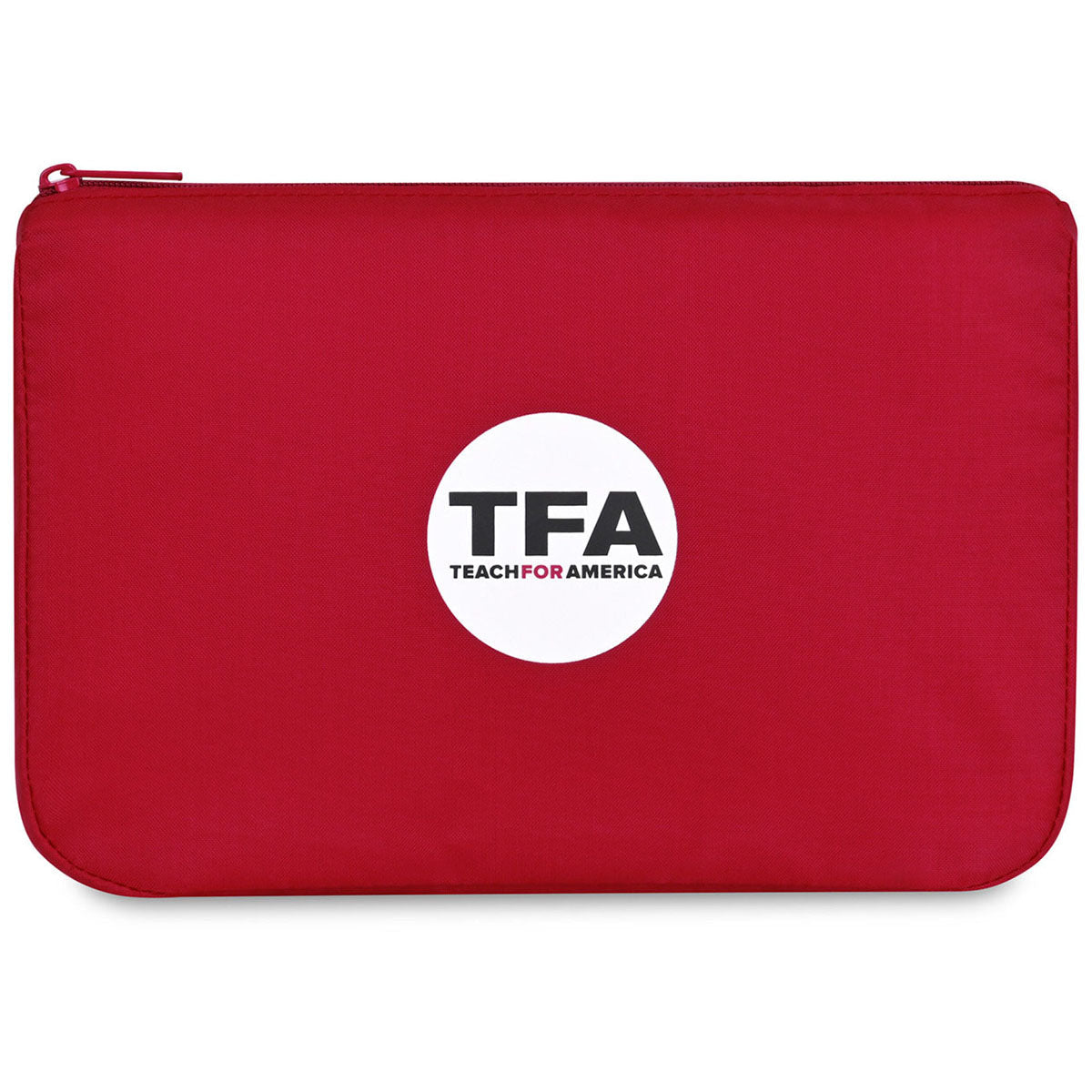 Gemline Red Arlo rPET Zippered Pouch