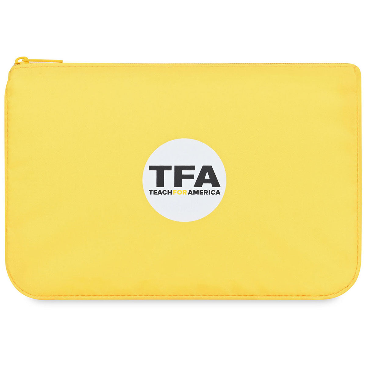 Gemline Yellow Arlo rPET Zippered Pouch
