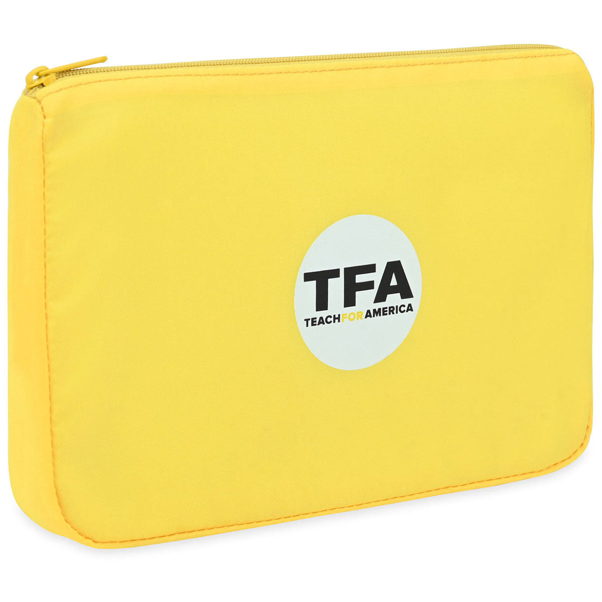 Gemline Yellow Arlo rPET Zippered Pouch