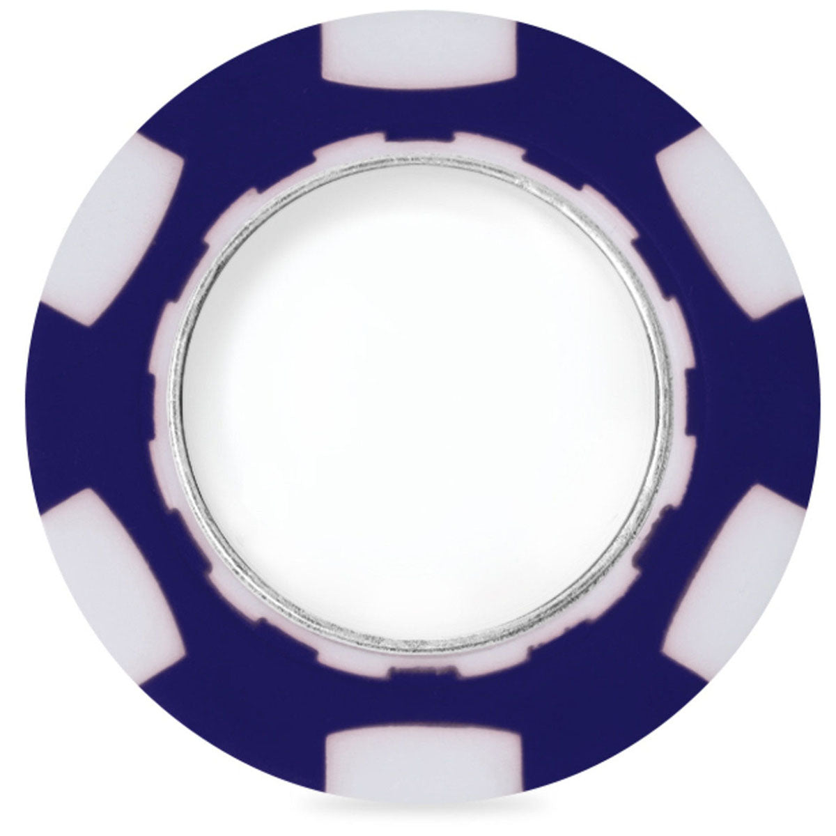 Ahead Navy/White Poker Chip with Ball Marker