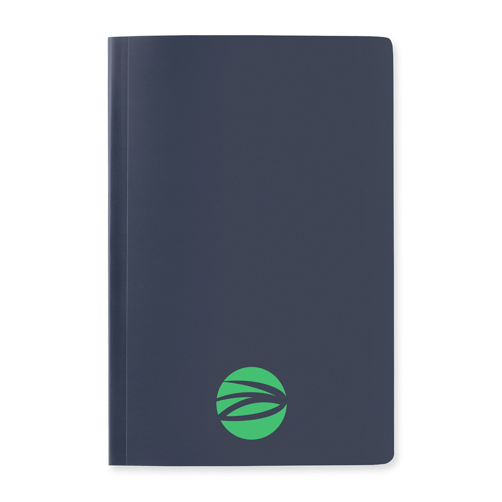 XD Connects Navy Impact Softcover Stone Paper Notebook A5