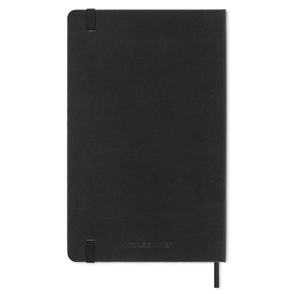 Moleskine Black Hard Cover Large 12-Month Daily 2026 Planner