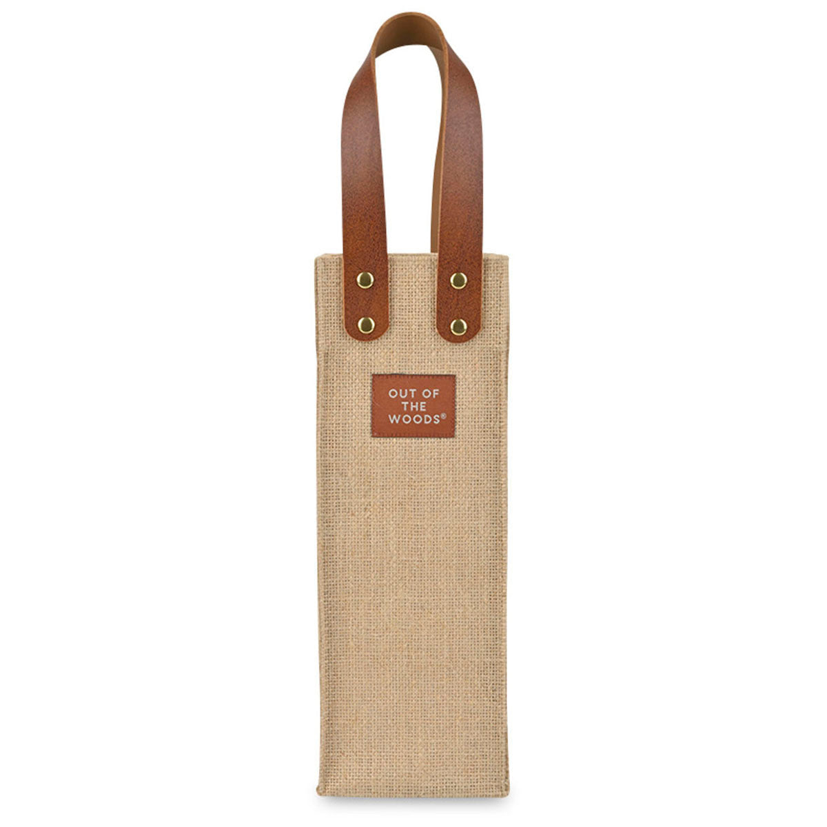 Out of The Woods Natural Jute Wine Tote