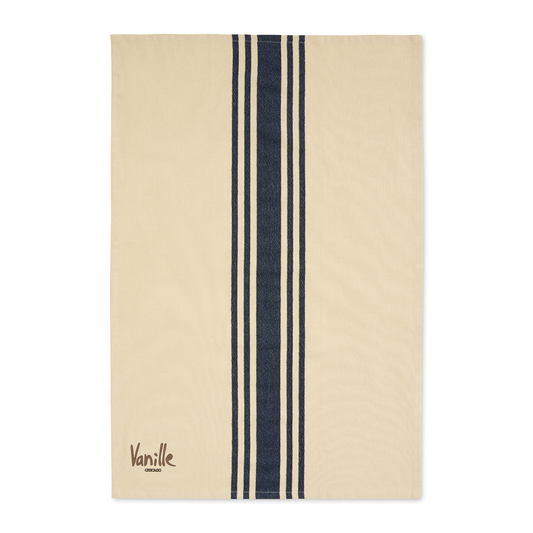 La Cuisine Navy Cotton Kitchen Towel