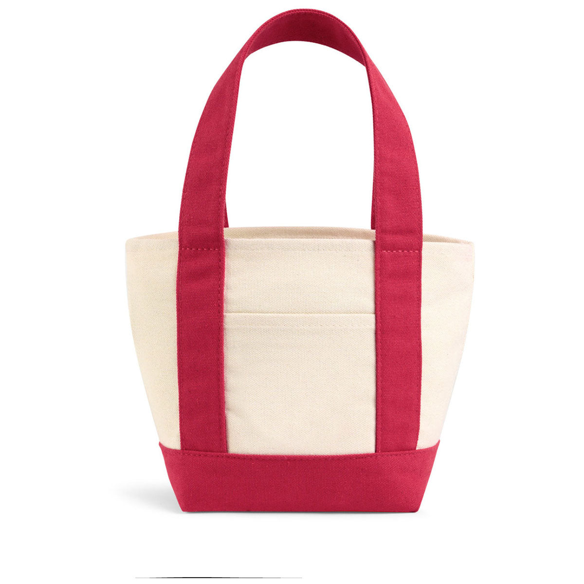 Gemline Red Petite Canvas Tote