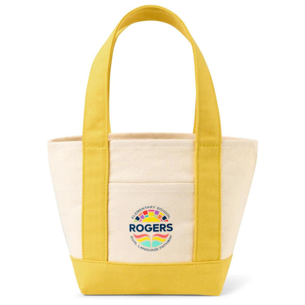 Gemline Yellow Petite Canvas Tote