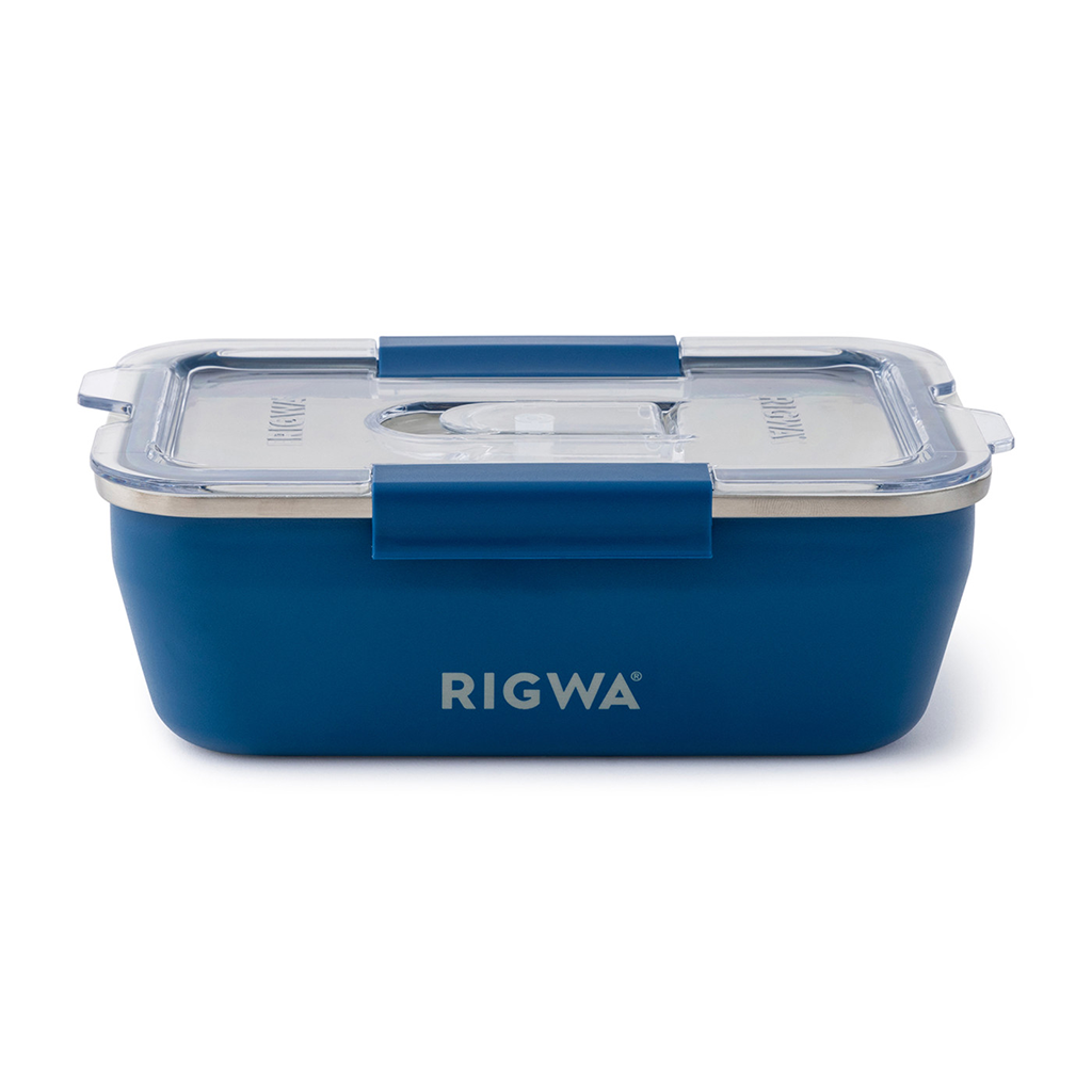 RIGWA Blue Travel Bento Box 8x5