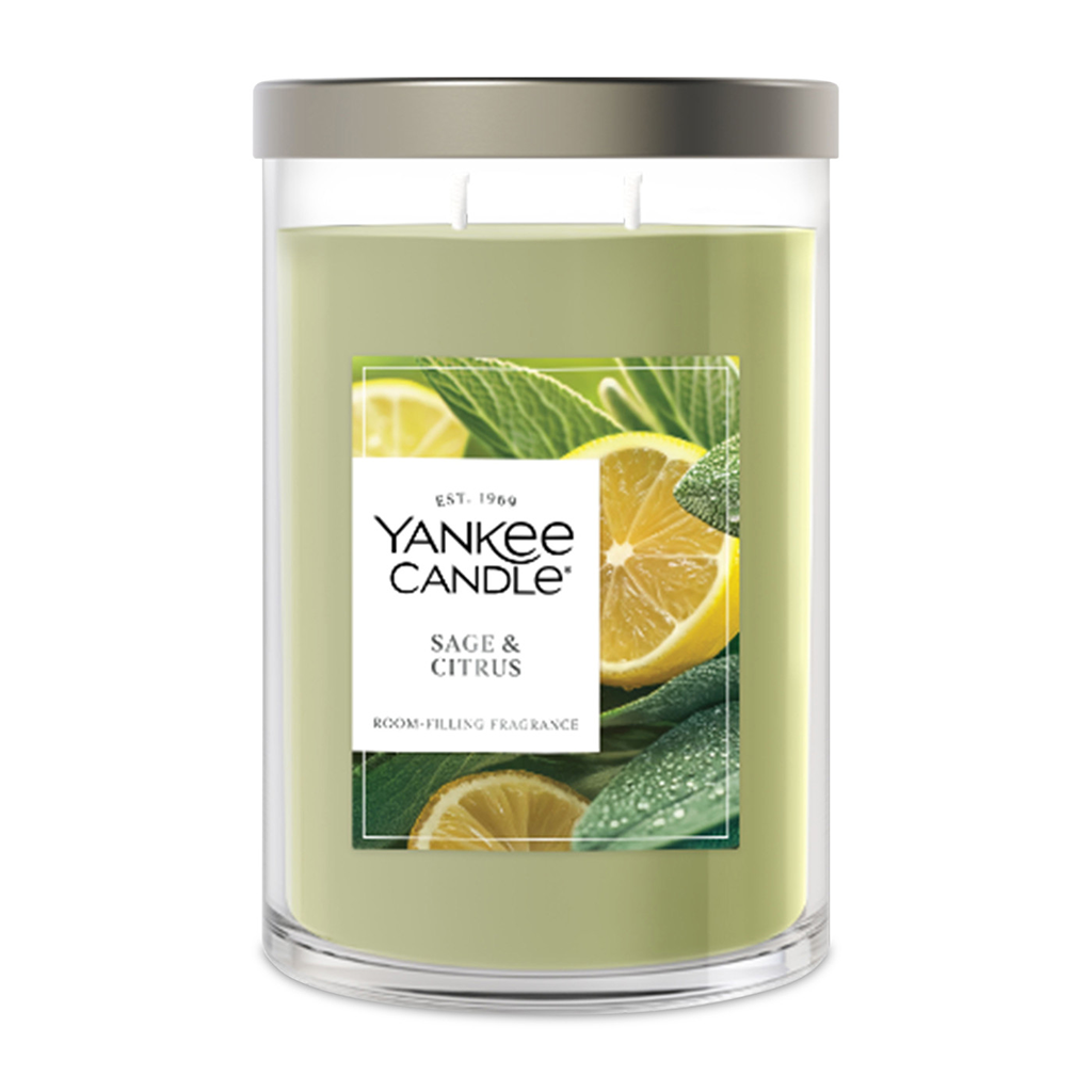Yankee Candle Sage and Citrus Large Tumbler Candle
