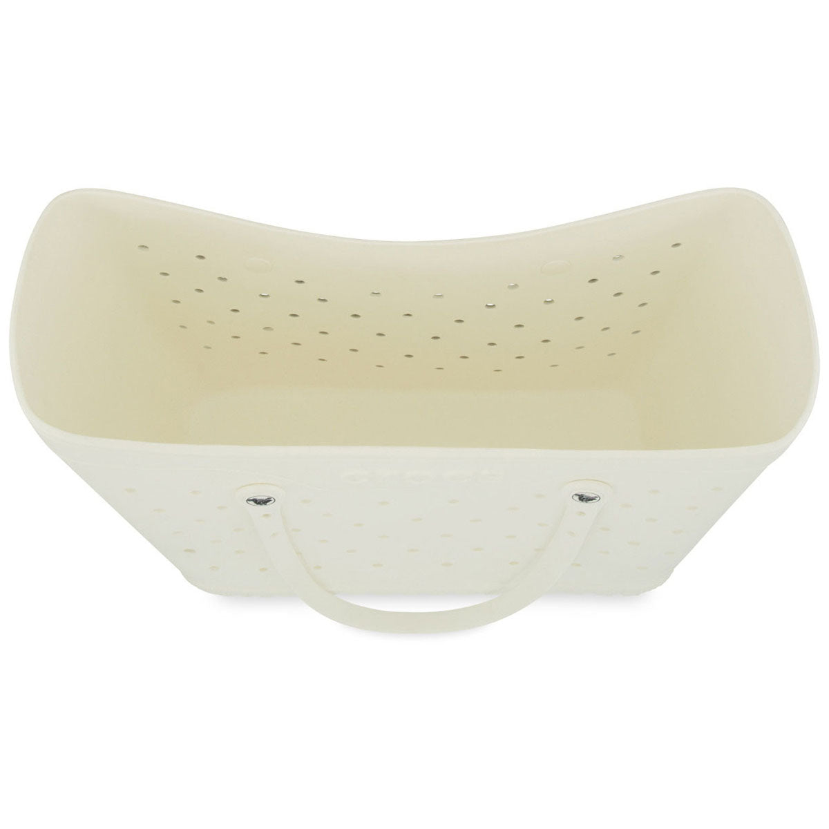 Crocs White-Black Classic Large Tote