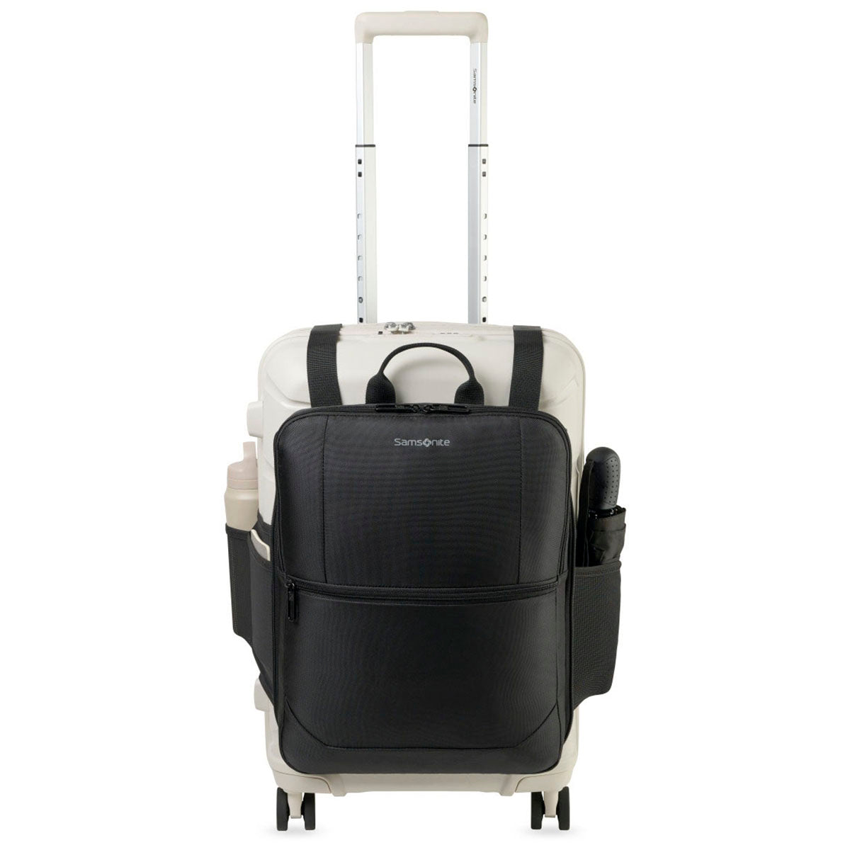 Samsonite Stone Grey Outline Pro Carry-On and Convertible Backpack Set