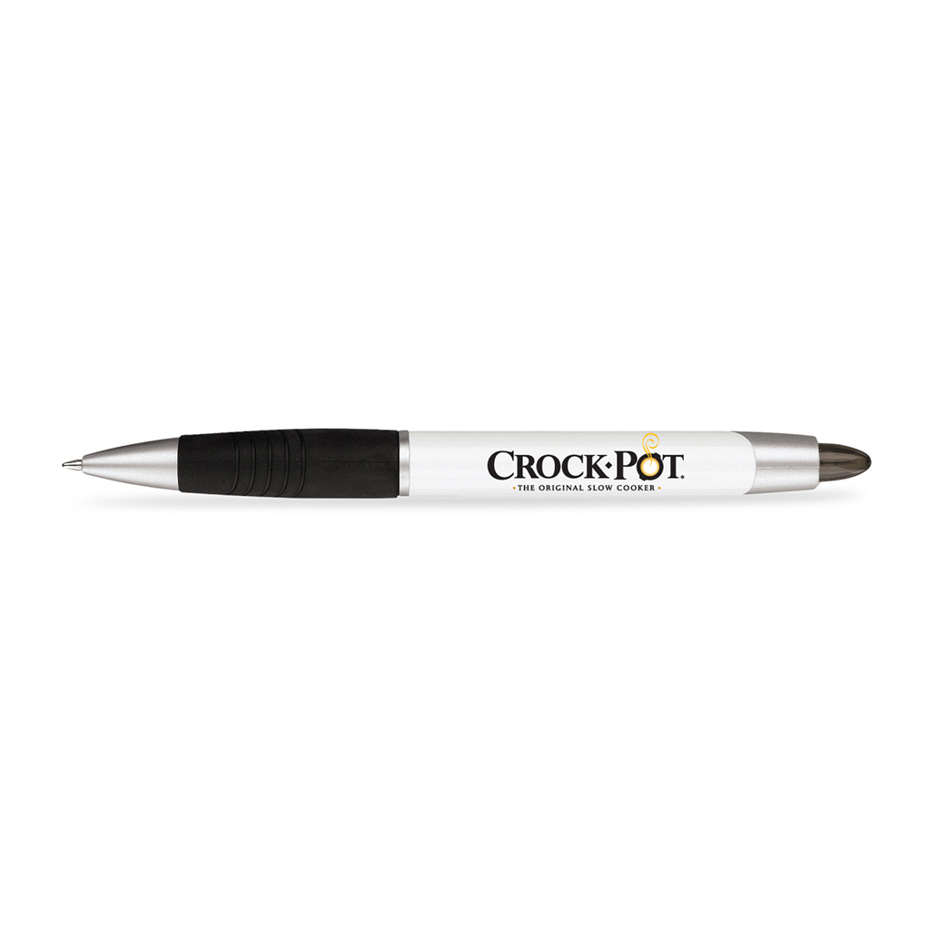 Paper Mate Black Element White Barrel Pen - Black Ink