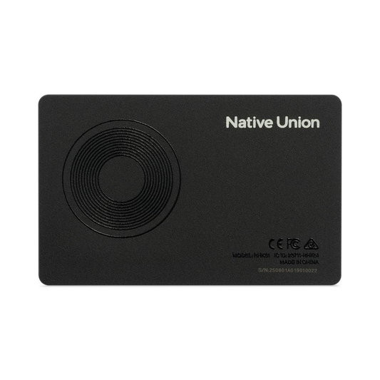 Native Union Black Find-It Card