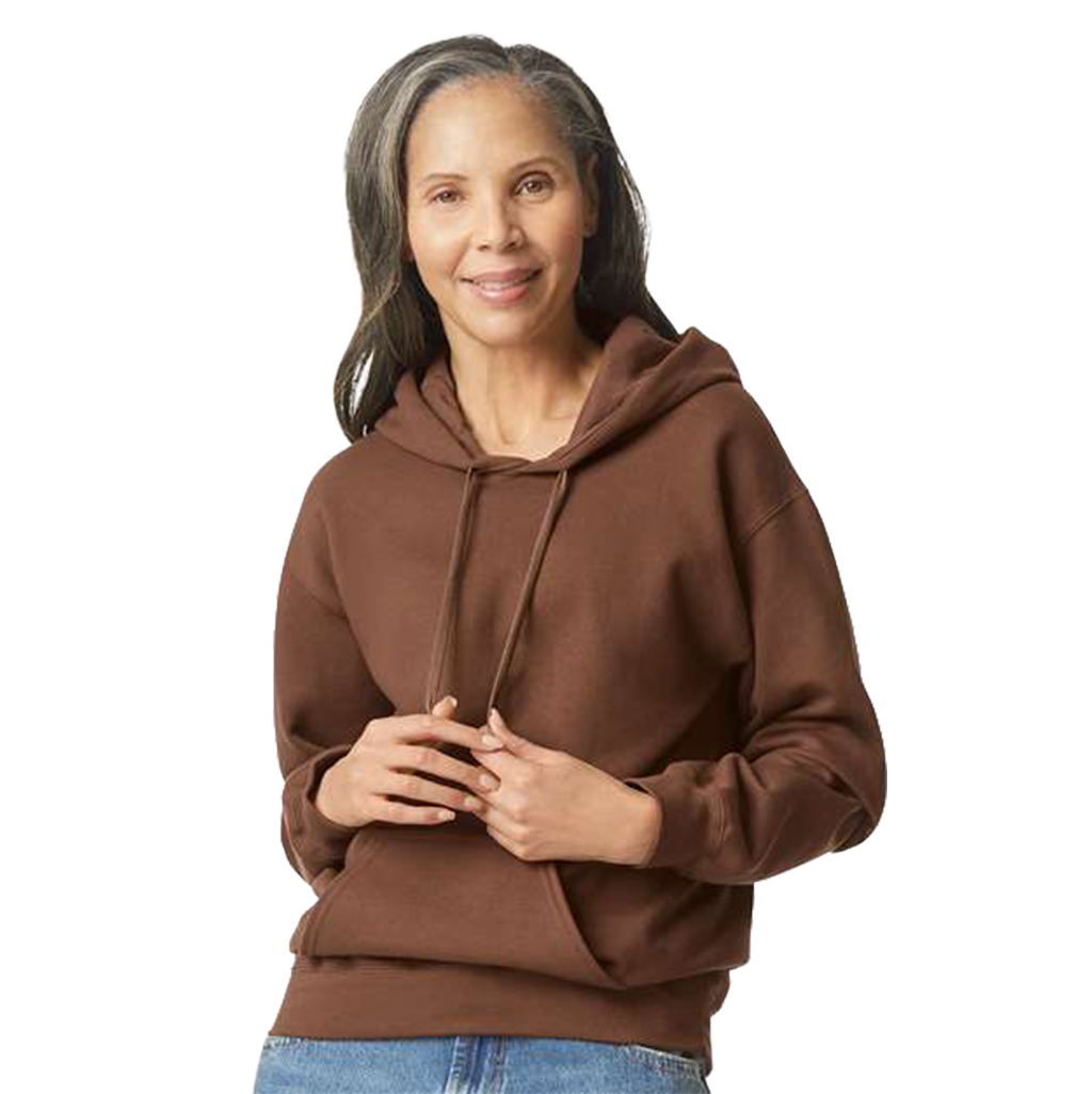 Gildan Men's Cocoa Softstyle Pullover Hooded Sweatshirt