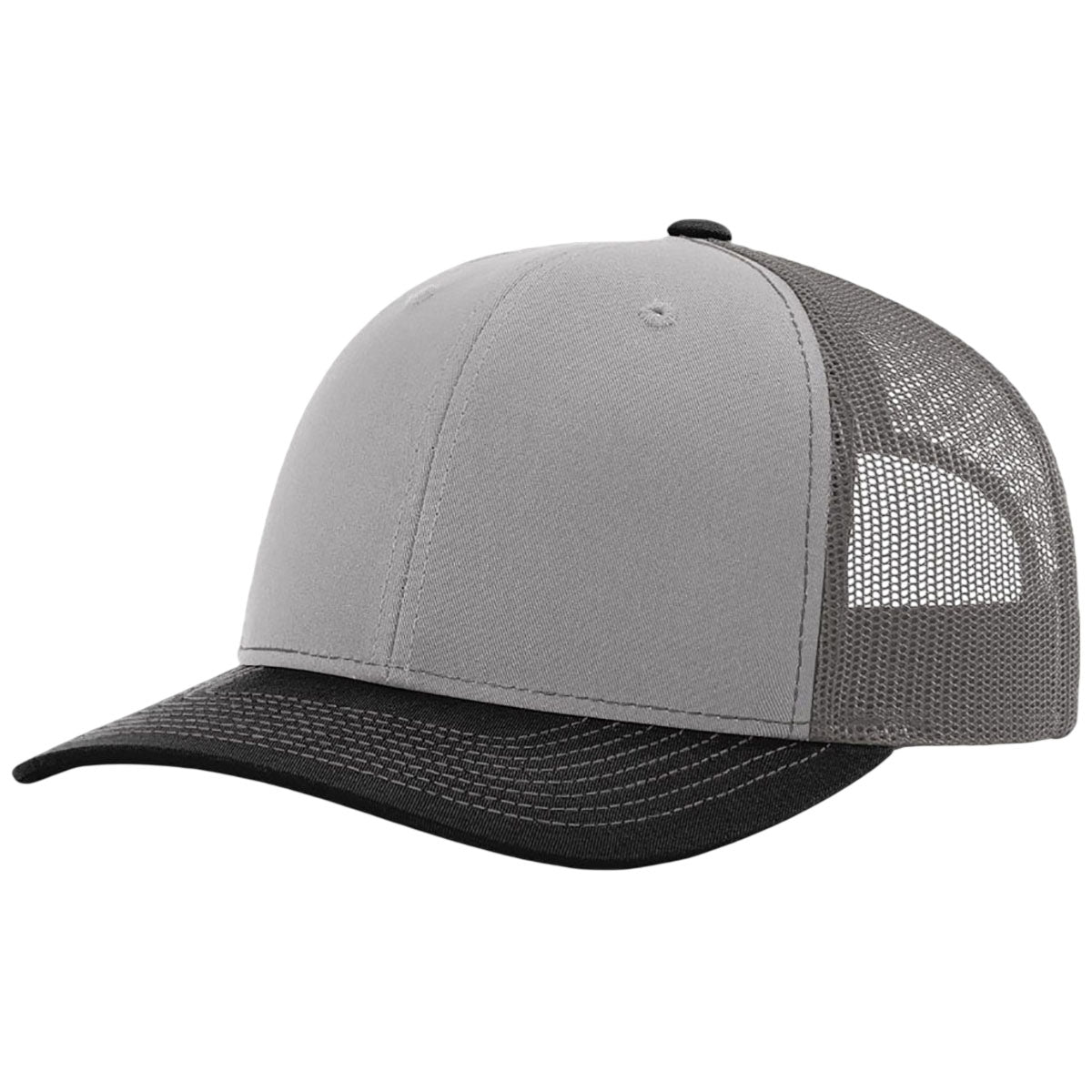 Richardson Grey/Charcoal/Black Trucker Cap