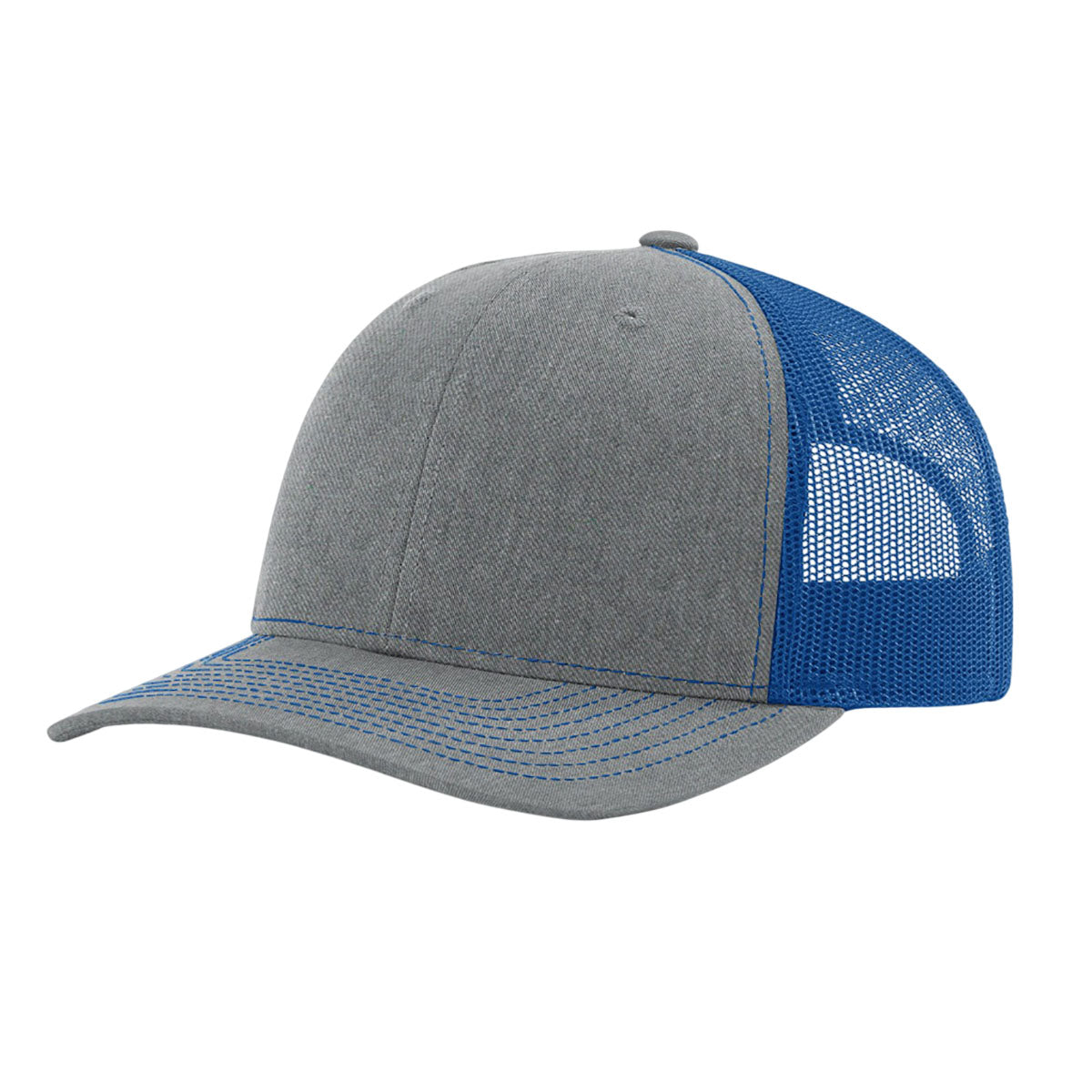 Richardson Heather Grey/Royal Trucker Cap