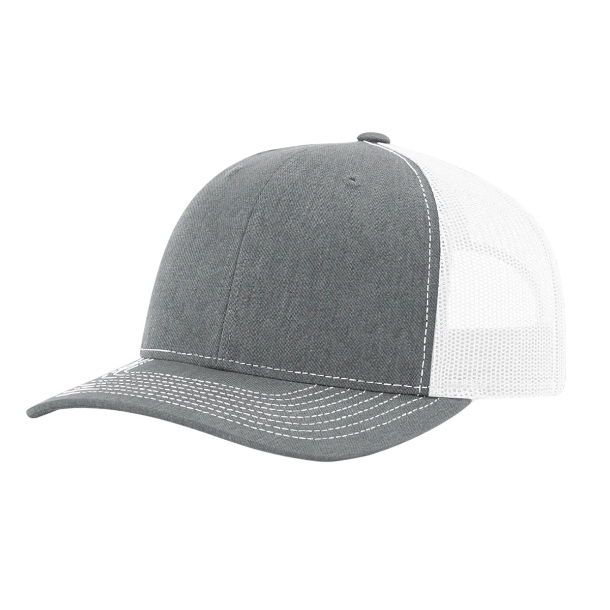 Richardson Heather Grey/White Trucker Cap