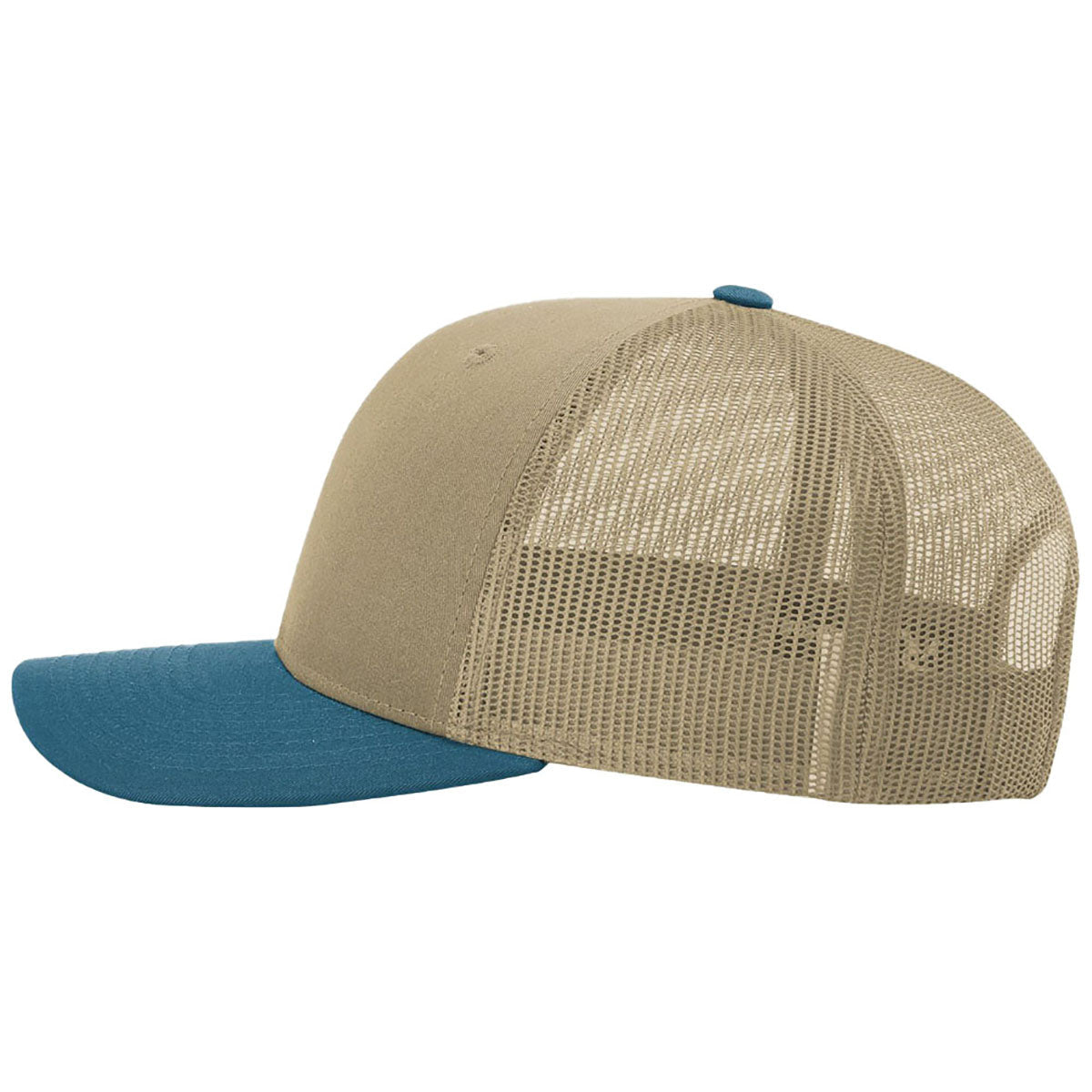 Richardson Khaki/Khaki/Legion Blue Trucker Cap
